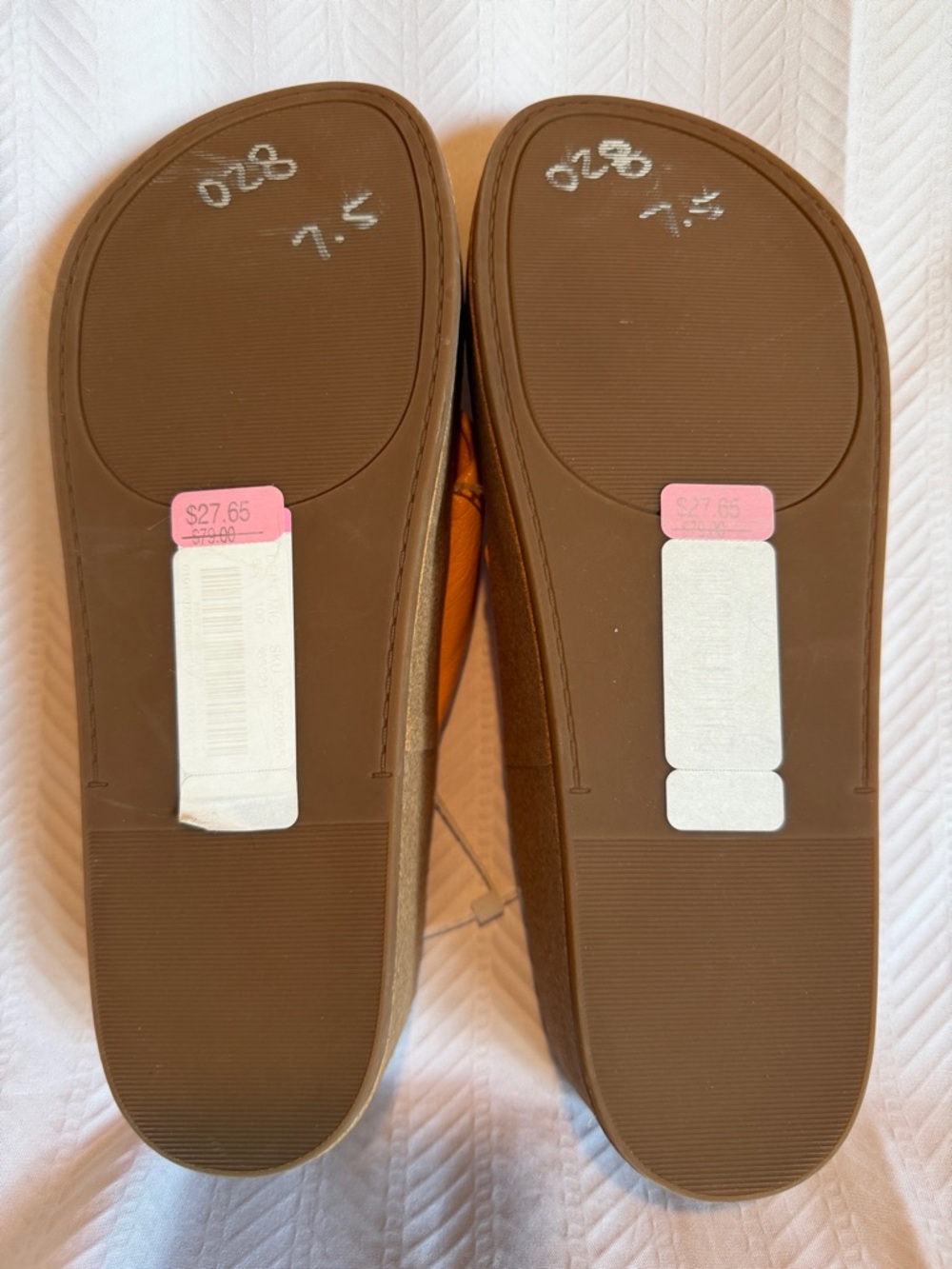 Lucky Brand Women’s Peach Twist-Top Toe-Post Sandals Size 7 1/2 - Picture 3 of 7